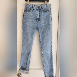 Cute 90s looking J.Crew Factory Womens high rise skinny jeans size 27